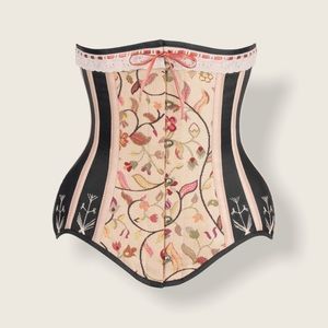 Vintage Inspired Designer Brocade Corset